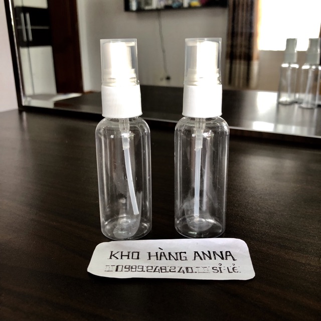 [ Chai lọ giá sỉ ] 200 chai xịt nhỏ giọt  - Chai nhựa trong suốt / chai nâu Xịt giọt  30ml / 50ml / 70ml / 100ml chiết