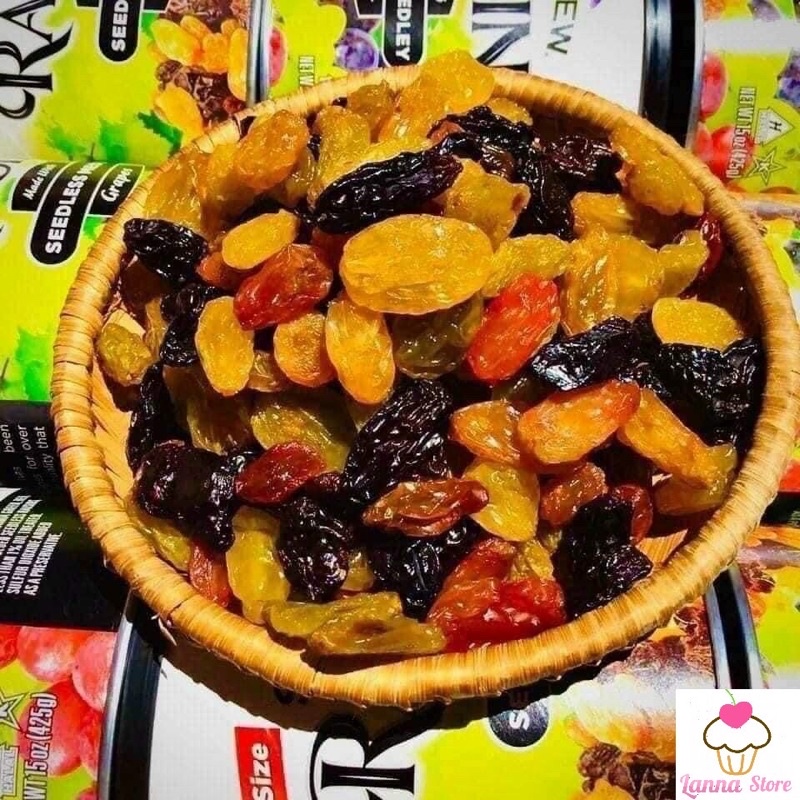 Nho Mỹ sấy khô RAISINS hộp 425g date T4/2023