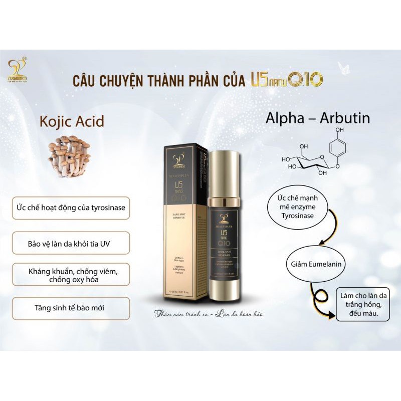 Kem Giảm Nám Trắng Da Chống Lão Hóa Us Nano Q10 Xuất Xứ Mỹ 20ml công thức chuẩn FDA