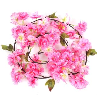 Nhánh hoa đào giả dùng trang trí