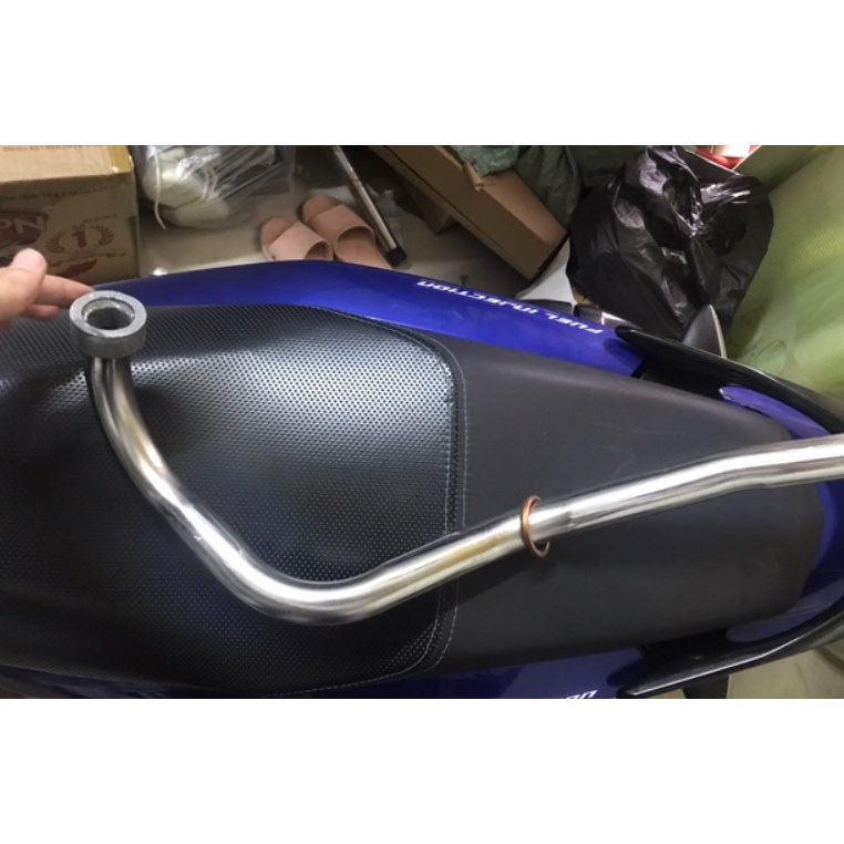 Cổ pô inox Exciter 150, Inox 304