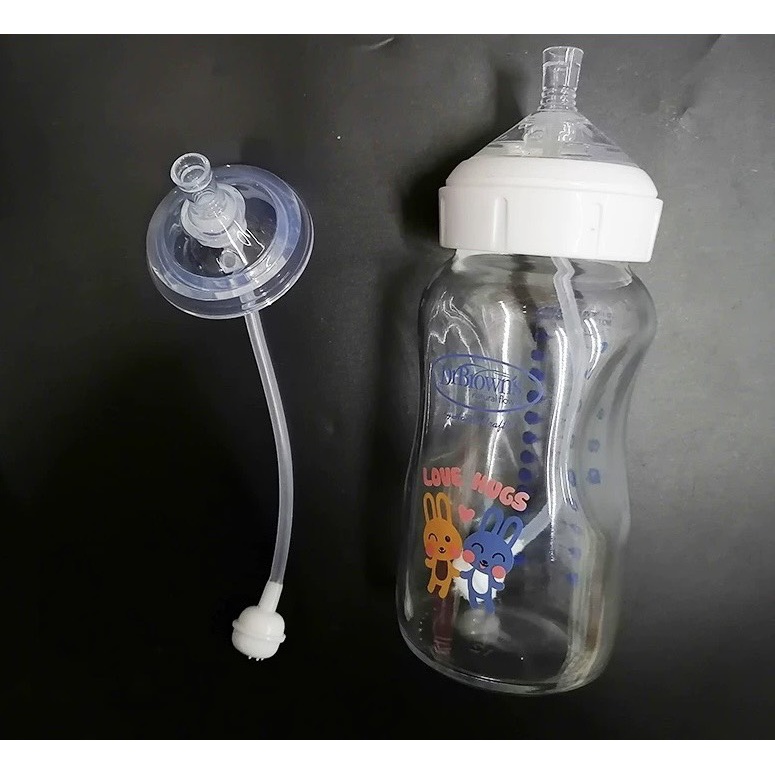 Ống Tập Hút Bình Sữa Avent Natural P08 Ống Hút Silicon Chống Sặc Không Chứa  BPA An Toàn Cho Bé