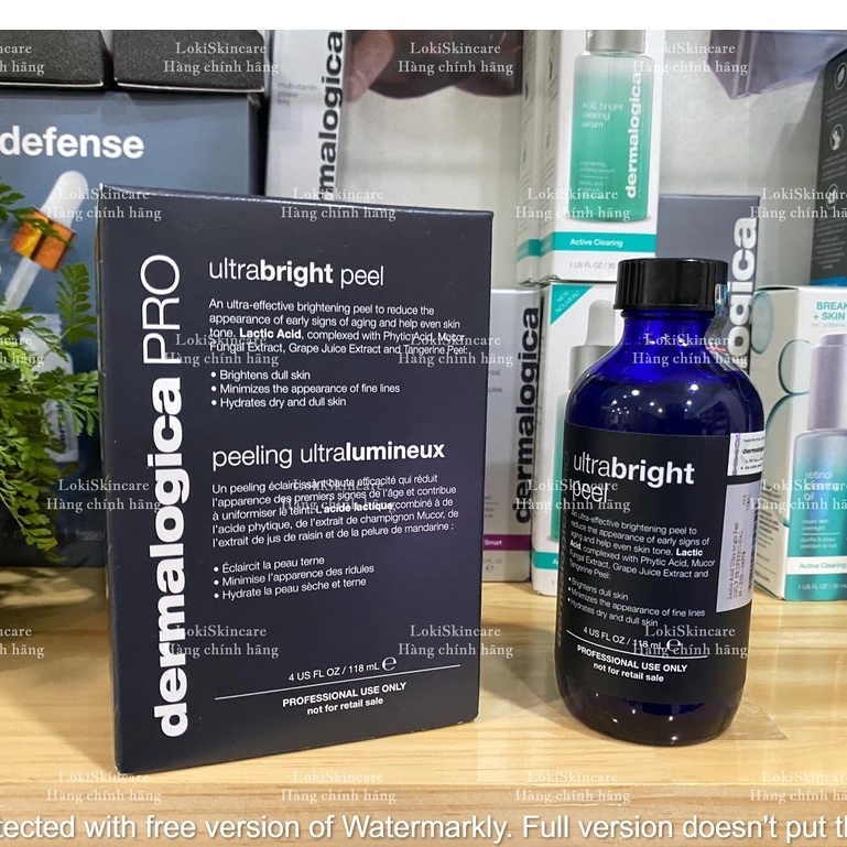Dermalogica UltraBright Peel - Peel Làm Sáng Da Mờ Nám, Chống Lão Hóa Chuyên Sâu 118ml