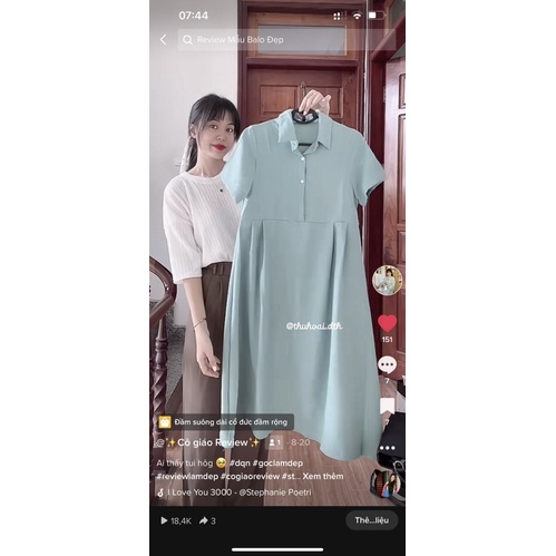 Váy sơ mi dáng rộng