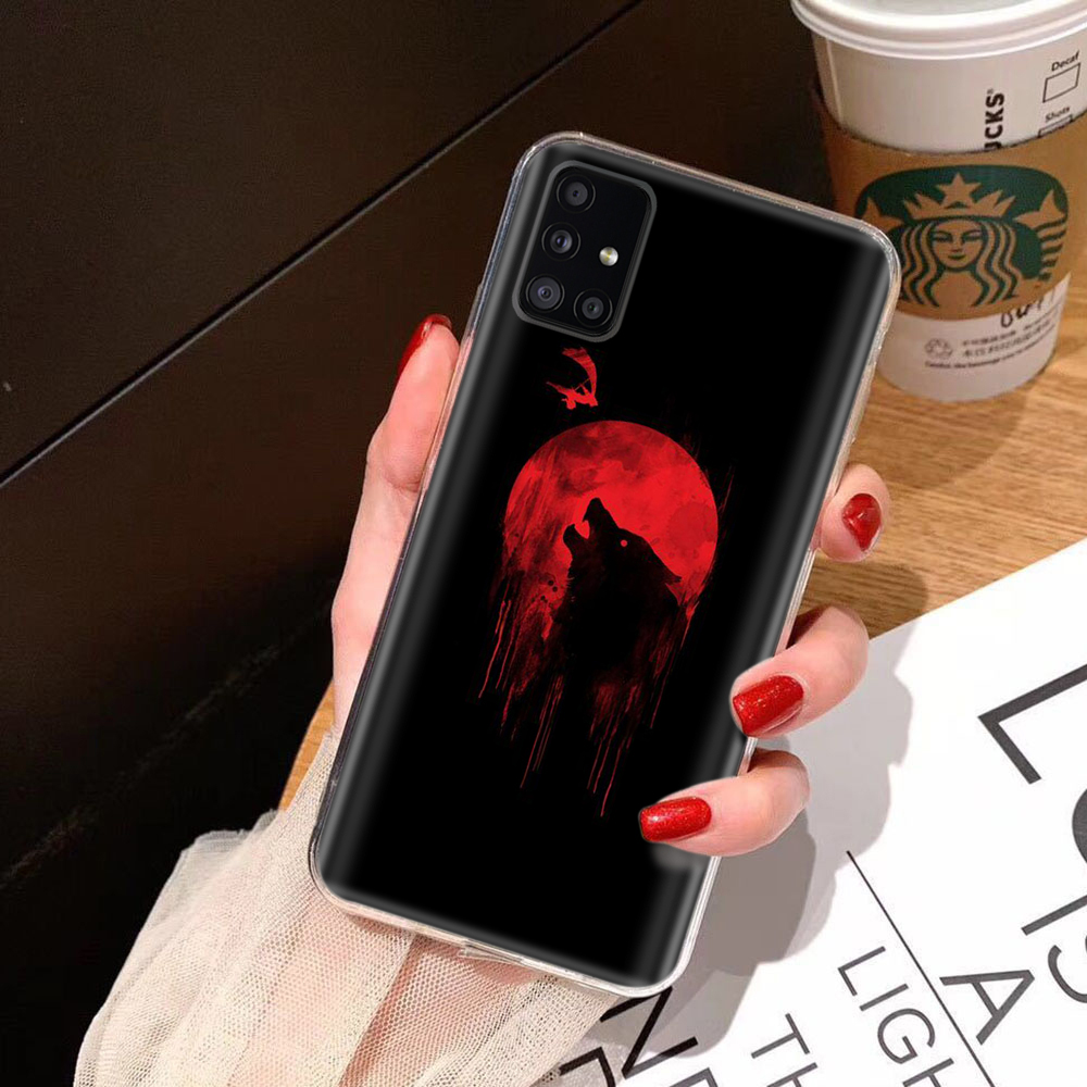 Ốp Điện Thoại Trong Suốt Hình Chó Sói Ta30 Cho iPhone 5S 8 6 XR 7 6S 11 5 Plus Pro SE Max