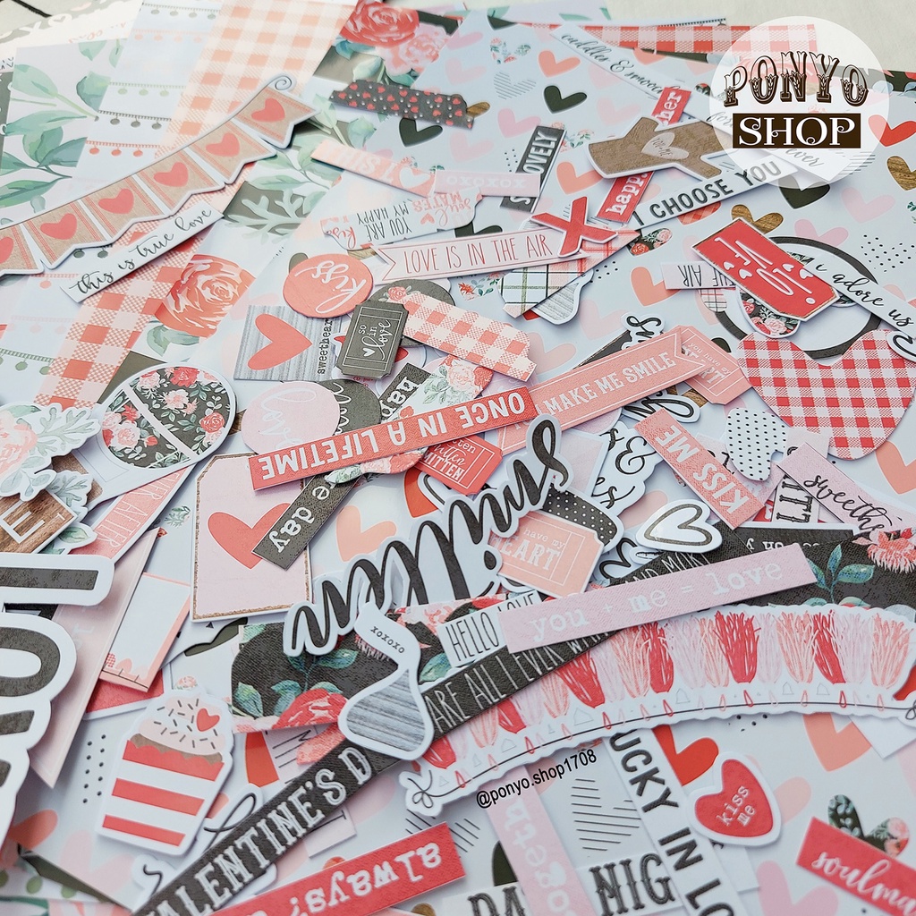 Die cut - hình cắt trang trí Scrapbook