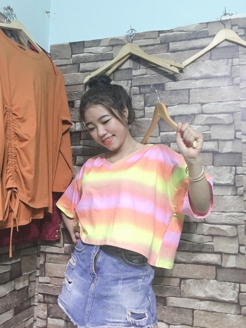 Áo croptop bigsize ngực 140 cm nhiều màu