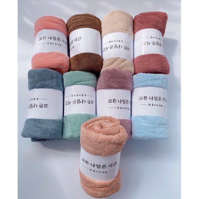 Khăn tắm hàn quốc 1m4*70cm nặng 300g siêu hot