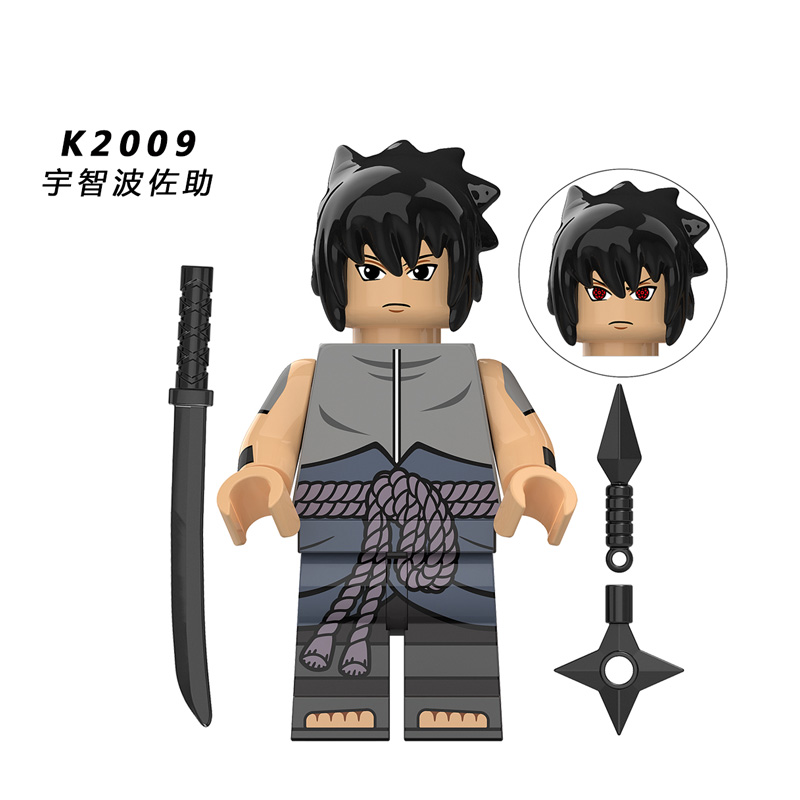 Mô Hình Đồ Chơi Lắp Ráp Lego Nhân Vật Phim Hoạt Hình Naruto Akatsuki Hchiha Sasuke Aisako Hidan Kinsame Kdl802