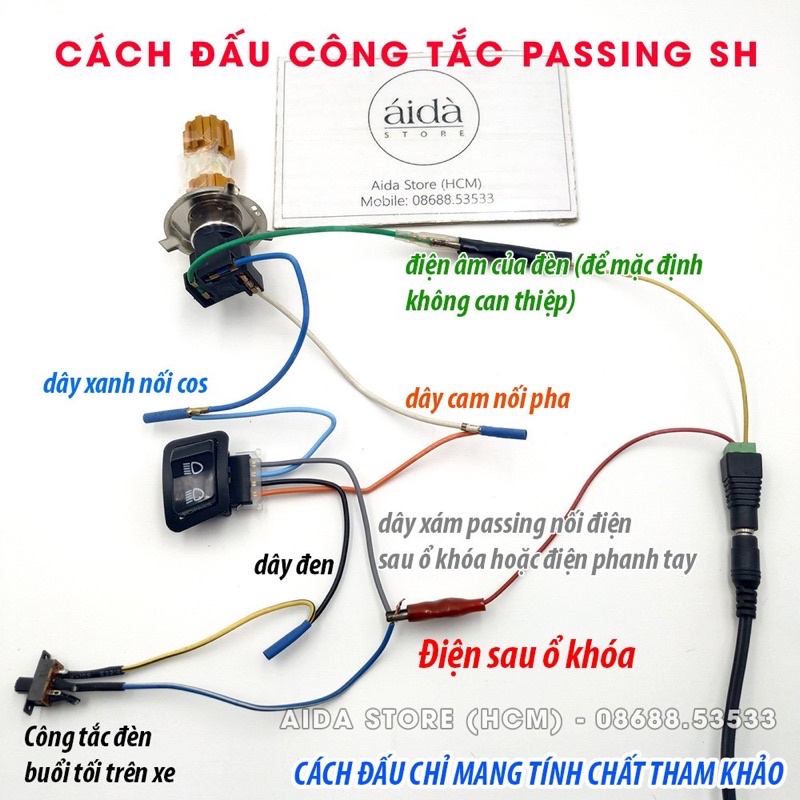 Công Tắc Passing SH Loại Đẹp