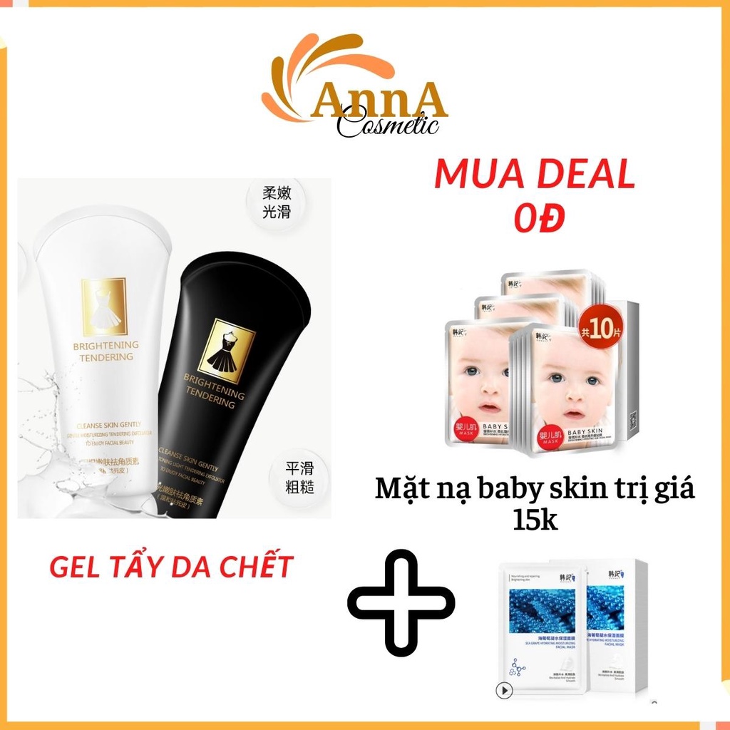 Tẩy Tế Bào Chết Tẩy Da Chết Mặt Hankey Làm Sạch Dưỡng Trắng Trẻ Hóa Da Hàng Nội Địa Trung-AnnA.40.Cosmetic