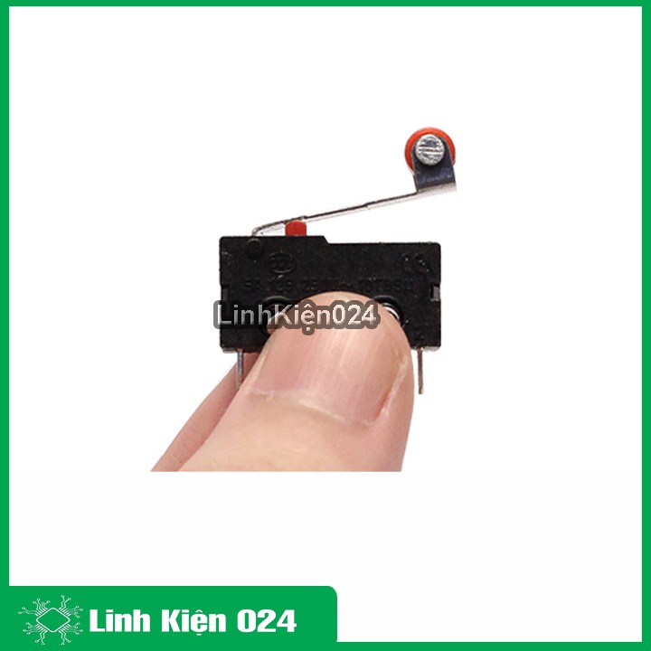 Công tắc hành trình có bánh xe KW12 3A 250V