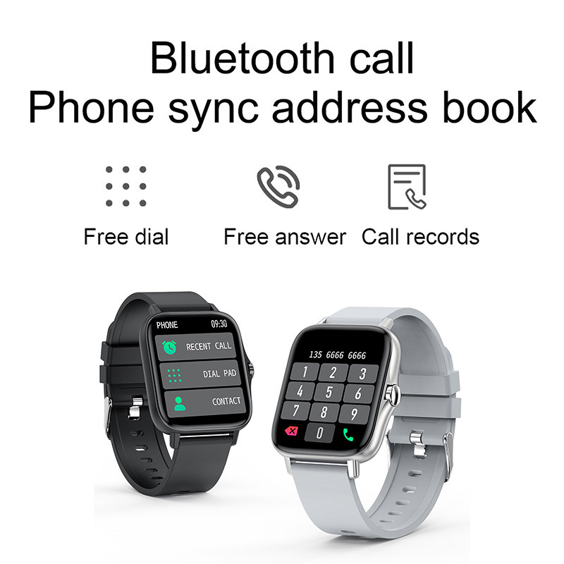 Đồng Hồ Thông Minh LYKRY T42 Toàn Màn Hình 1.7 Inch Hỗ Trợ Gọi Qua Bluetooth Chống Thấm Nước IP67 Đo Nhịp Tim