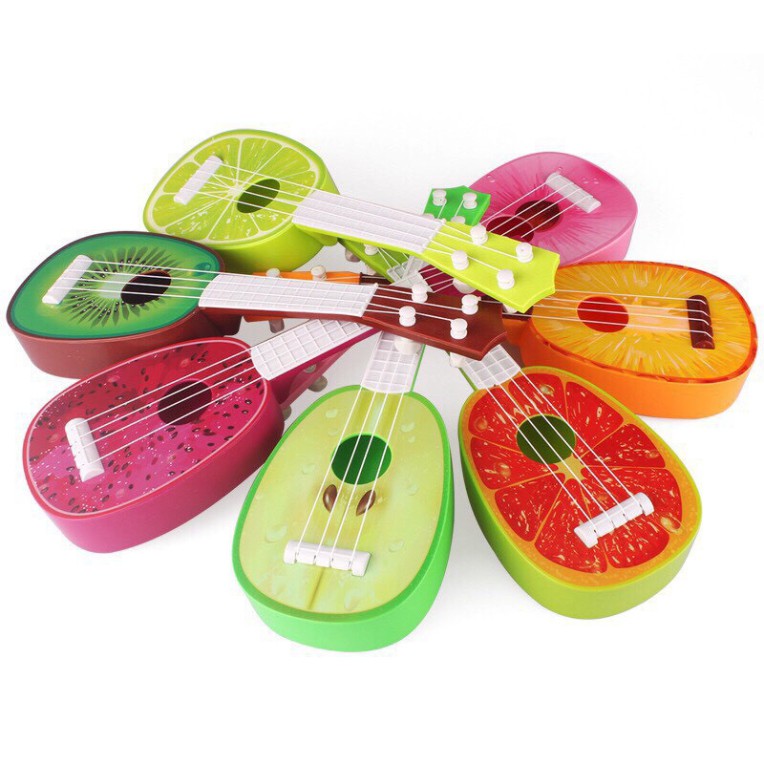 Đàn Guitar Mini Trái Cây Giúp Bé Cảm Thụ Âm Nhạc