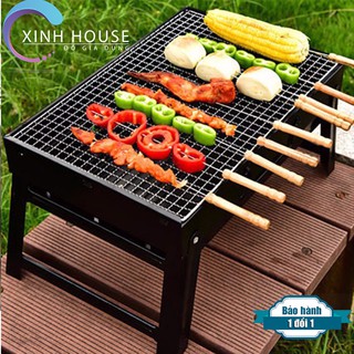 BẾP NƯỚNG THAN HOA VUÔNG CAO CẤP