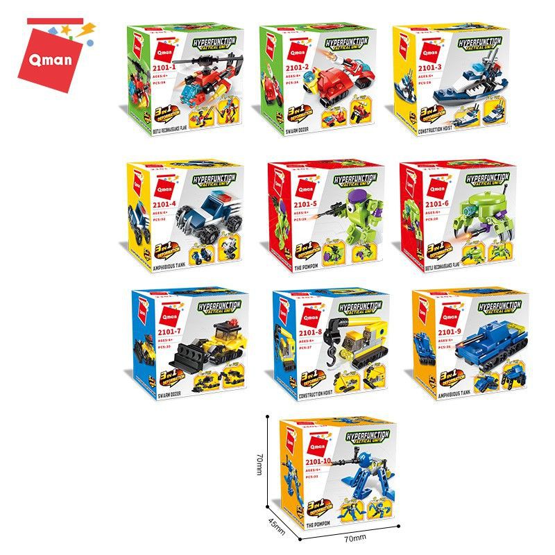 [Rẻ mà chất]đồ chơi xếp hình mini kiểu lego 10 mô hình - giao ngẫu nhiên