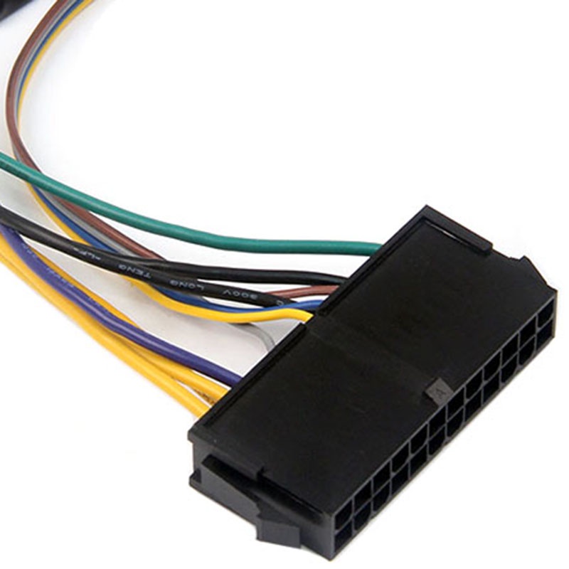 Dây Cáp Nối Nguồn Điện 30CM ATX 24Pin 24 Pin Female Sang 6Pin 6-Pin Male 6Pin Cho HP Elite 8100 8200 8300
