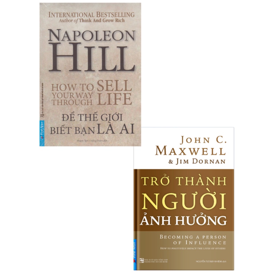 Sách - Combo Trở Thành Người Ảnh Hưởng + Để Thế Giới Biết Bạn Là Ai (Bộ 2 Cuốn)