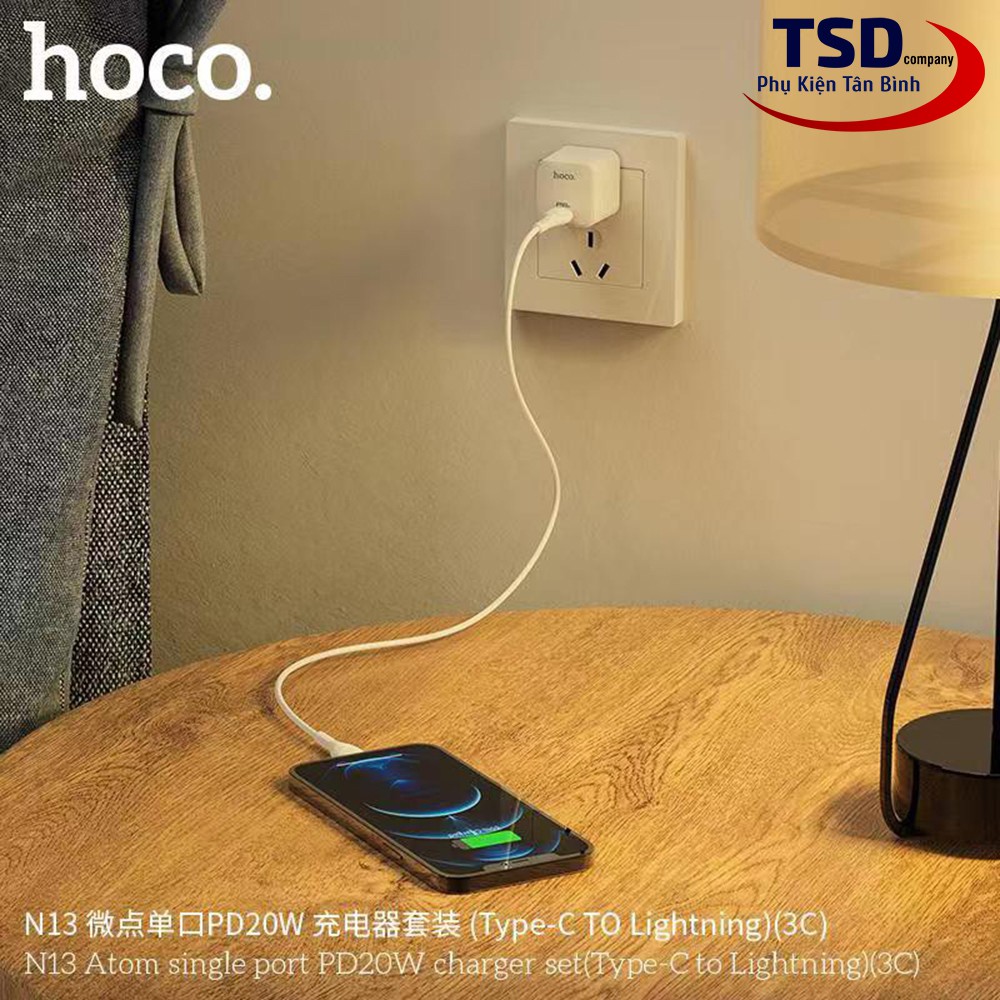 Củ Sạc Nhanh Hoco N13 PD 20W Chính Hãng