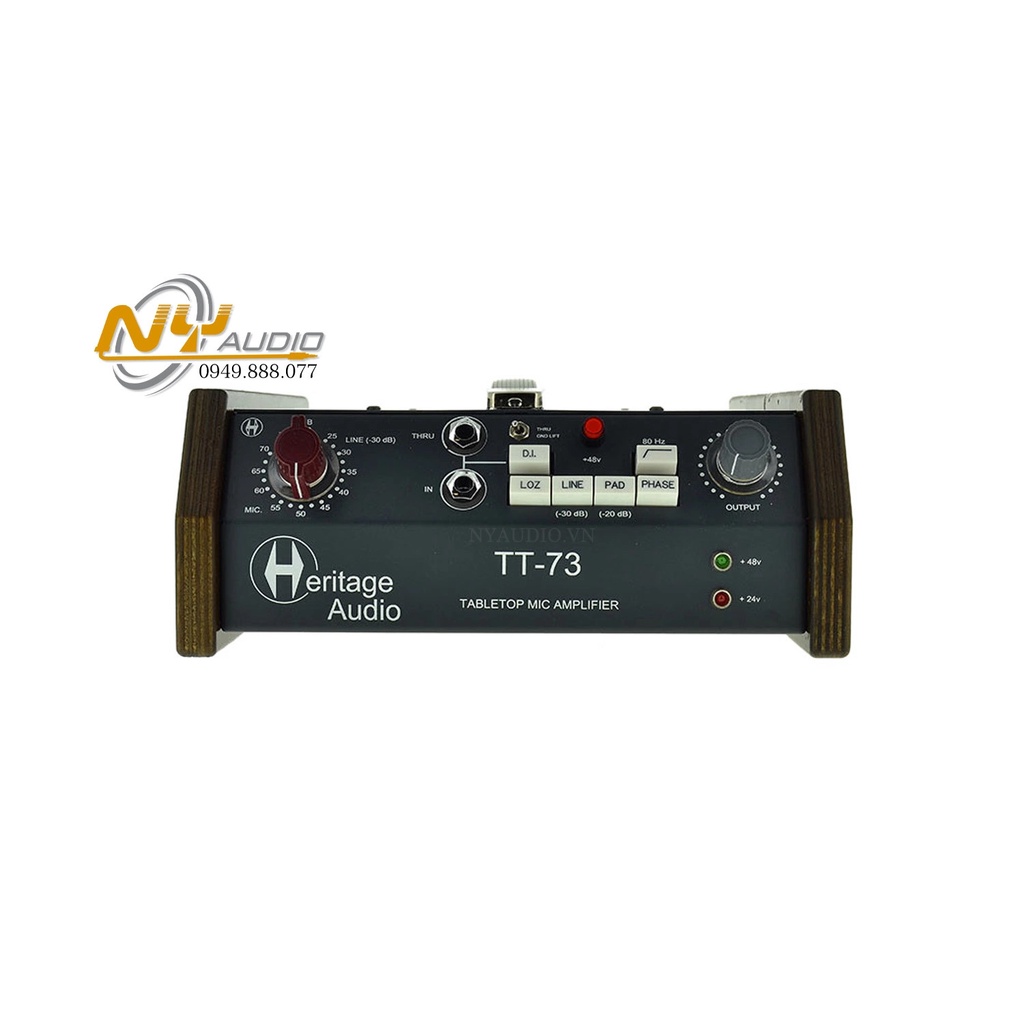 đầu chỉnh âm Heritage Audio TT-73 Tabletop Mic Preamp