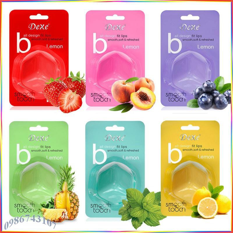 Son dưỡng tẩy da chết không màu ẩm mềm mịn Dexe SD40A