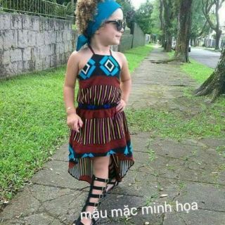 Đầm đuôi cá style cho bé gái.