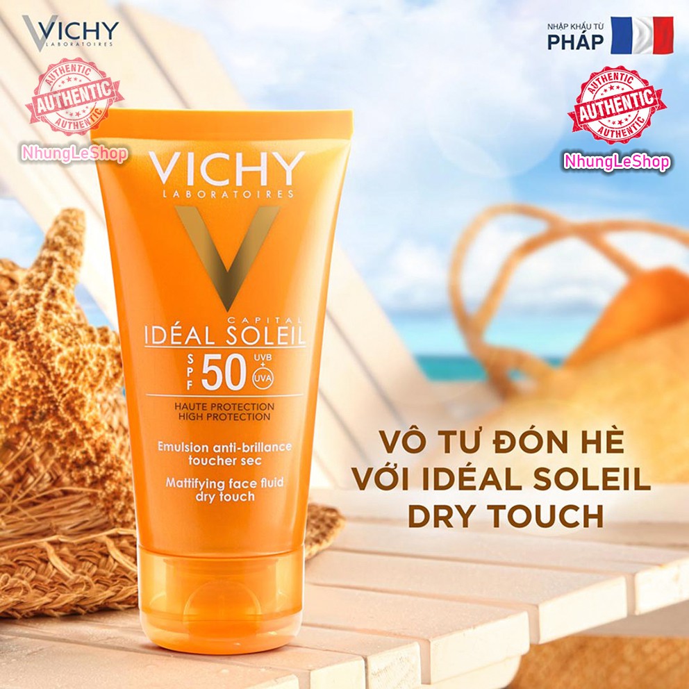 ⚡Chính hãng⚡ Kem chống nắng Vichy 50ml Indeal soleil SPF50+