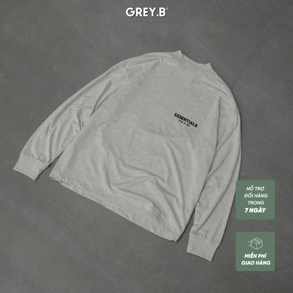 Áo Thun Dài Tay Unisex Essentials Longsleeve Phong Cách Hàn Quốc Hàng Chính Hãng