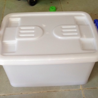 thùng vuông đa năng bánh xe 30L Duy Tân