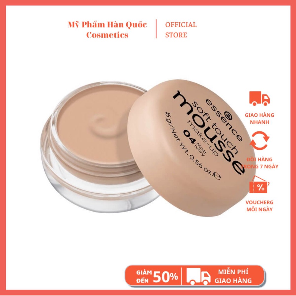 PHẤN TƯƠI ĐỨC Essence Soft Touch Mousse Tông Màu 04