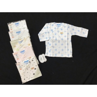 Áo sơ sinh tay dài cho bé 0-6 tháng dòng BabyOne nhãn hiệu Hello B&B - AL0663