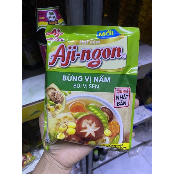 Hạt Nêm Ajingon Ajinomoto Bừng Vị Nấm Bùi Vị Sen 200g