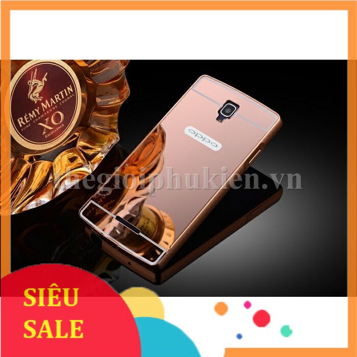 Ốp lưng OPPO Neo 3 R831K tráng gương viền kim loại