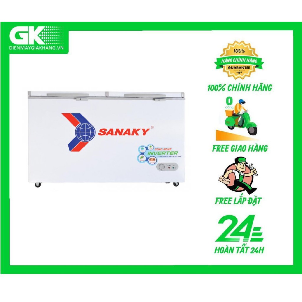 Tủ Đông Sanaky VH-3699A3 1 NGĂN ĐÔNG,2 CÁNH,270 LÍT