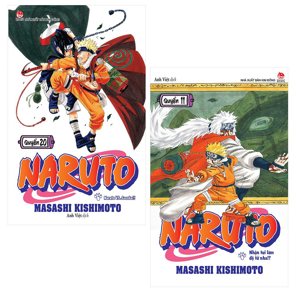 Truyện tranh Combo Naruto Tập 11- 20 (10 Cuốn) tái bản 2021