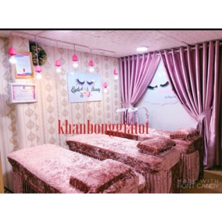 Ga nhung spa tặng áo gối sang chảnh