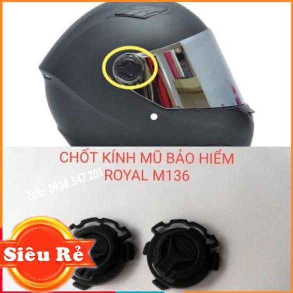 Chốt kính thay thế mũ fullface AGU + M136