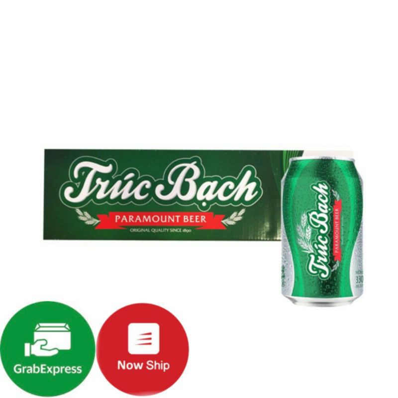  bia trúc bạch lon 24x330ml ( hàng nhập trực tiếp nhà máy date mới liên tục )