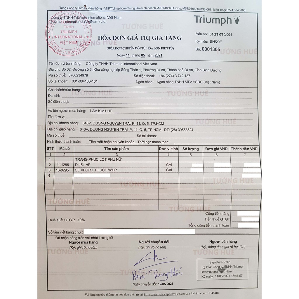 Áo lót nữ Triumph Sloggi Zero WHU trơn V sâu.