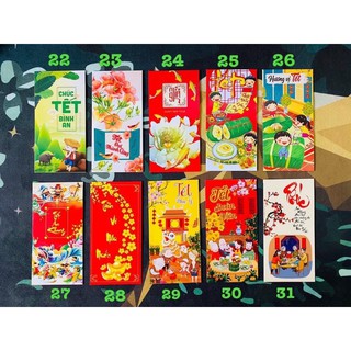 Lì xì tết 2021, 1 sấp 10 chiếc