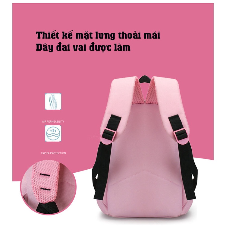 Balo học sinh tiểu học Baixinda, hình thỏ, chú khủng long siêu dễ thương, ba lo đi học cho bé gái bé trai tiểu học