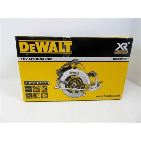 Thân Máy Cưa Đĩa 184mm Dùng Pin DEWALT 18V DCS570N-KR- Chính Hãng - SKU DCS570 DCS570N