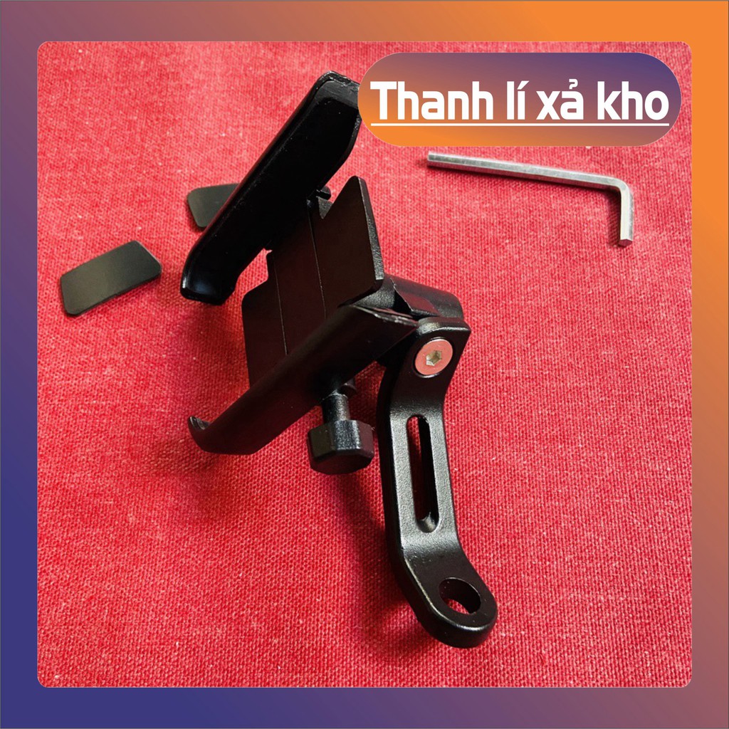 [ XẢ HẾT KHO ] [PHONE STAND] Giá đỡ điện thoại gắn xe máy phù hợp mọi loại điện thoai chắc chắn siêu bền (MÀU ĐEN)