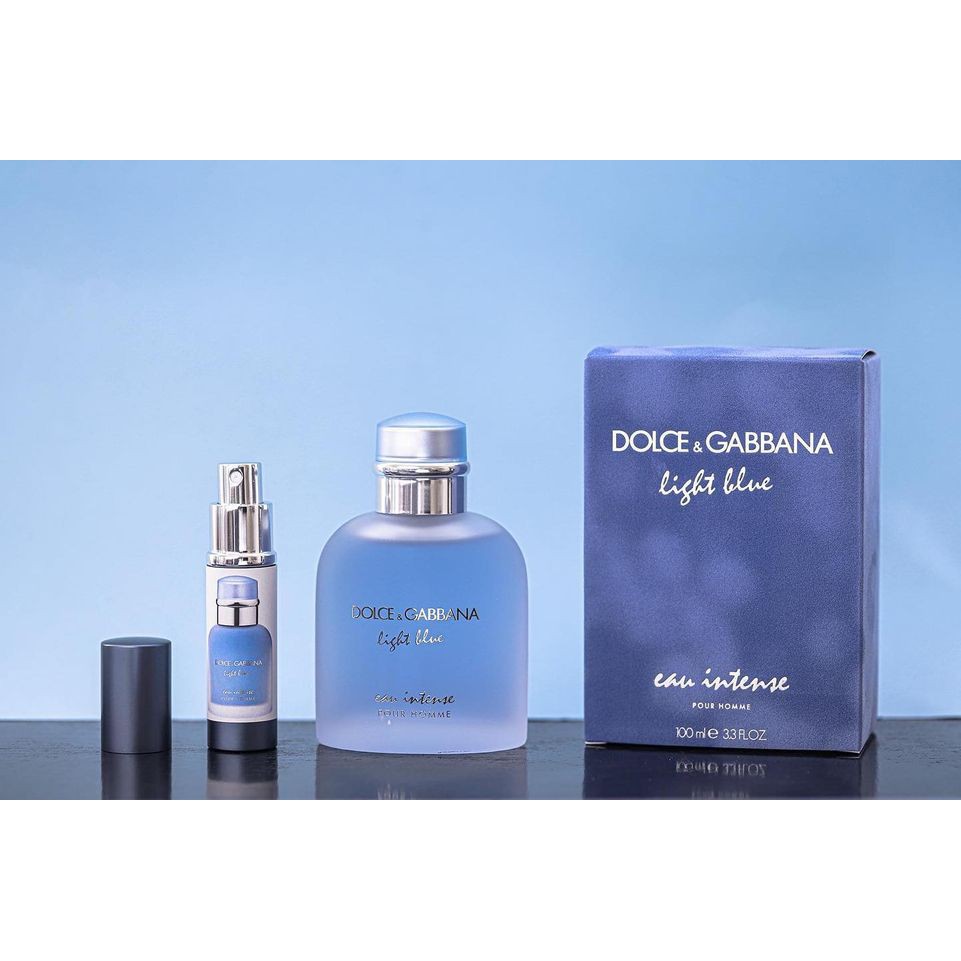 [Chính hãng] Mẫu thử 5 - 10 - 20ml Nước hoa nam Dolce & Gabbana Light Blue Eau Intense Pour Homme