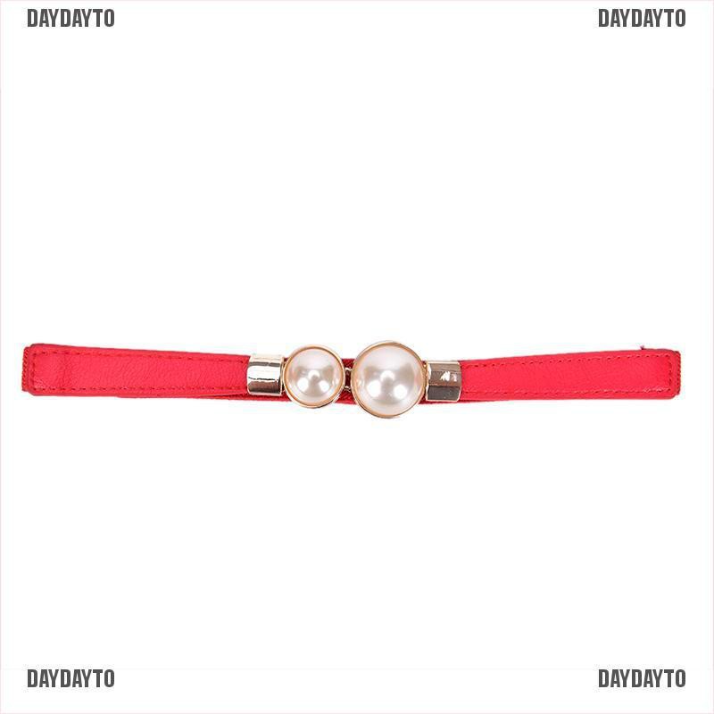 Thắt Lưng Co Giãn Đính Ngọc Trai Thời Trang Dành Cho Nữ