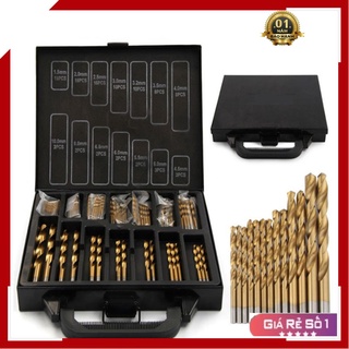 Bộ 99 mũi khoan 💘FREESHIP💘 Bộ 99 mũi khoan thép phủ titanium bản cao cấp