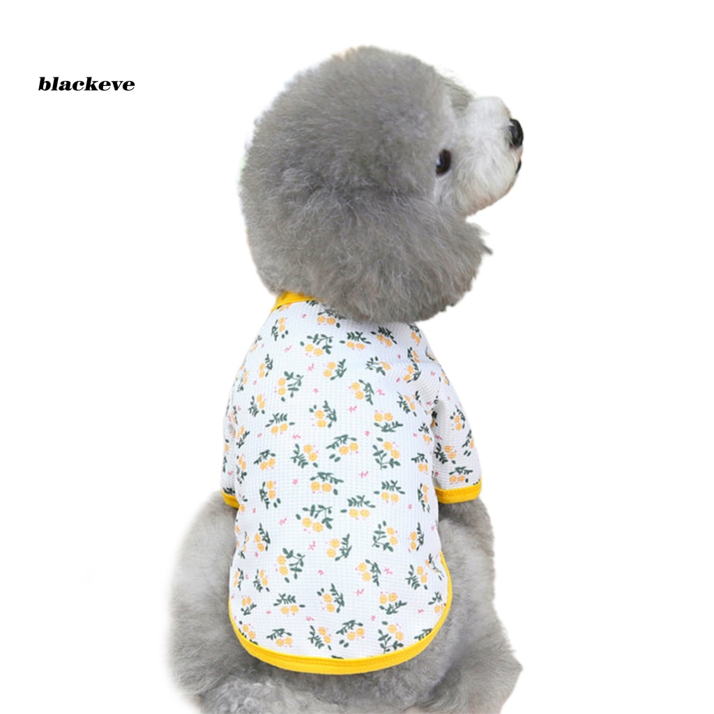 Áo Khoác Cardigan Mềm Mại Họa Tiết Hoa Xinh Xắn Cho Thú Cưng