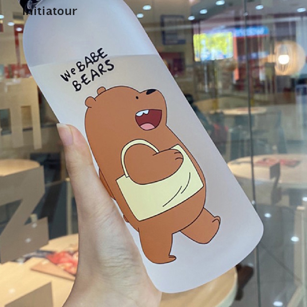 Bình Nước Trong Suốt Hình Gấu Trúc 1000ml