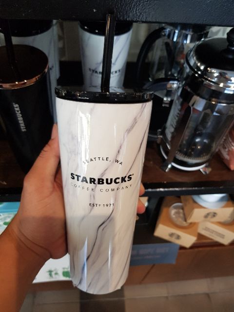 Ly Inox Chính Hãng Starbucks vân đá 2020