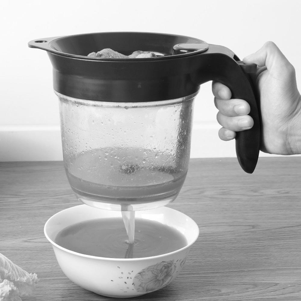 PATRICIA Dụng Cụ Lọc Dầu Có Tay Cầm Chống Trượt Tiện Dụng Cho Nhà Bếp